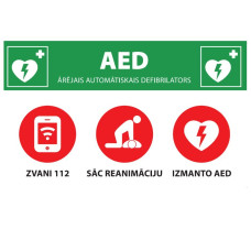Defibrilatora info zīme