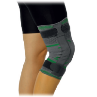 Ceļa ortoze ar locītavas fiksatoriem sānu daļas stabilizēšanai GENUMAX PLUS