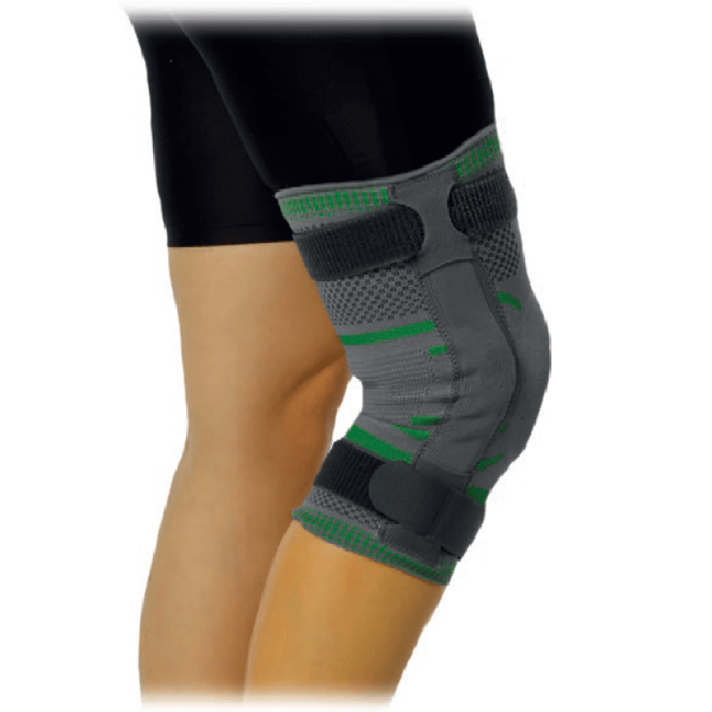 Ceļa ortoze ar locītavas fiksatoriem sānu daļas stabilizēšanai GENUMAX PLUS