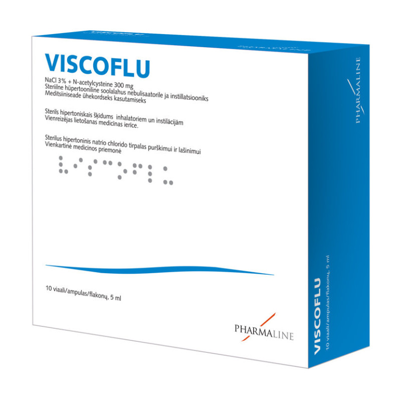 Inhalāciju šķīdums Viscoflu